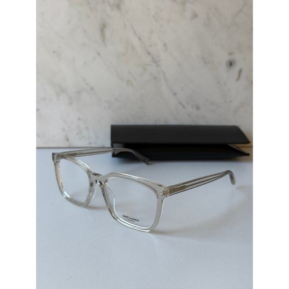 NEW Saint Laurent SL672 Clear Unisex Frames - Picture 3 of 7